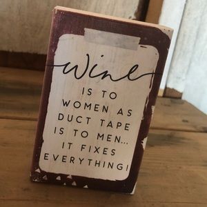 ✨ HILARIOUS Wine Sign!! ✨